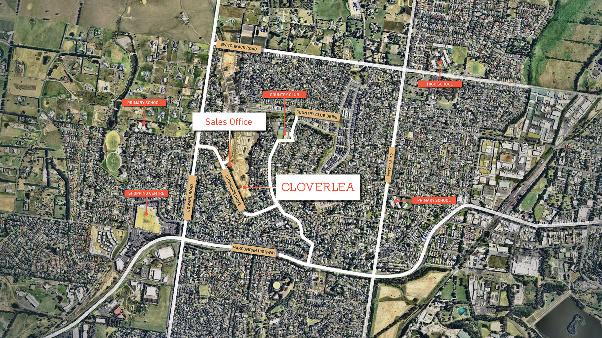 Cloverlea Amenity Map