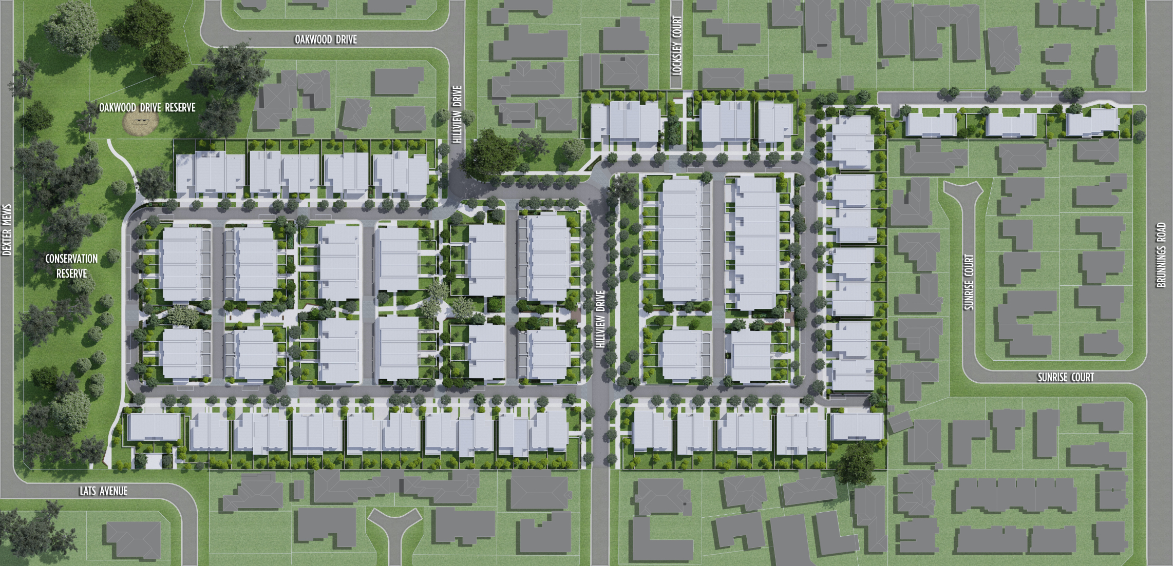 Cloverlea Aeria Map